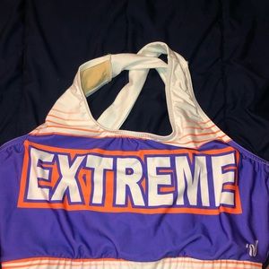 sports bra , no padding but supported